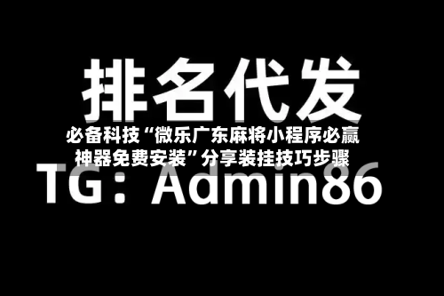 必备科技“微乐广东麻将小程序必赢神器免费安装”分享装挂技巧步骤-第2张图片