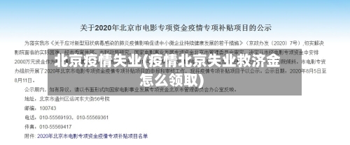 北京疫情失业(疫情北京失业救济金怎么领取)-第3张图片