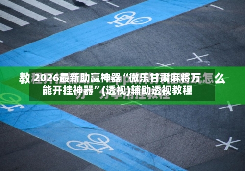 2026最新助赢神器“微乐甘肃麻将万能开挂神器”(透视)辅助透视教程-第2张图片