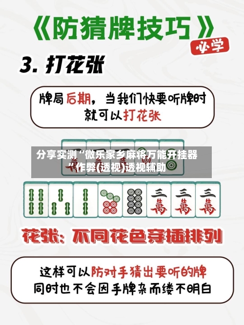 分享实测“微乐家乡麻将万能开挂器”作弊(透视)透视辅助-第3张图片