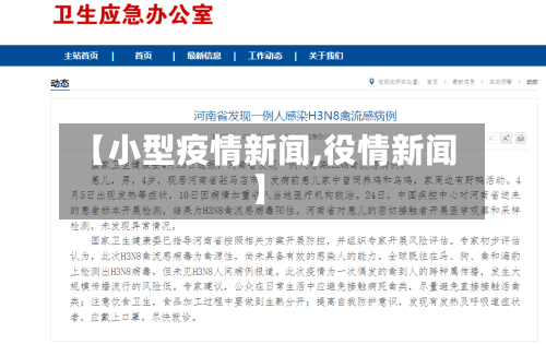 【小型疫情新闻,役情新闻】-第2张图片