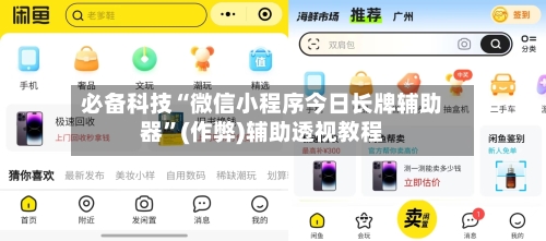 必备科技“微信小程序今日长牌辅助器”(作弊)辅助透视教程-第2张图片
