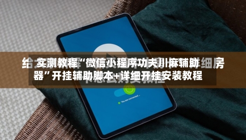 实测教程“微信小程序功夫川麻辅助器”开挂辅助脚本+详细开挂安装教程-第2张图片