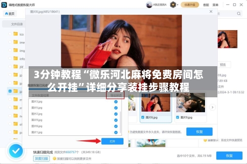 3分钟教程“微乐河北麻将免费房间怎么开挂	”详细分享装挂步骤教程-第2张图片