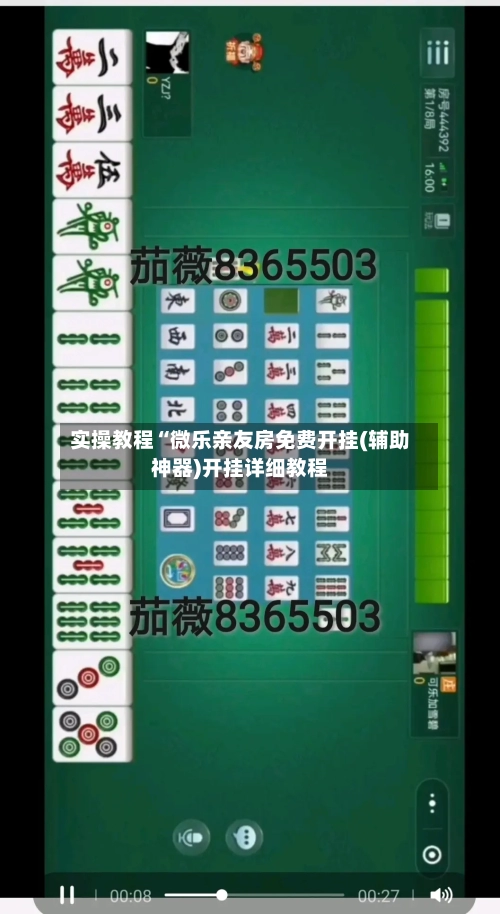 实操教程“微乐亲友房免费开挂(辅助神器)开挂详细教程-第1张图片
