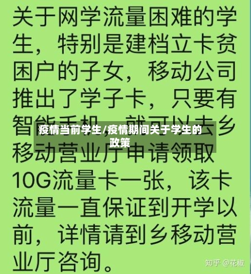 疫情当前学生/疫情期间关于学生的政策-第1张图片