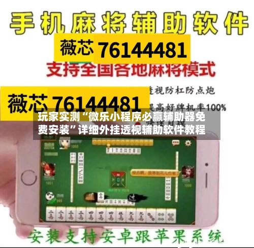 玩家实测“微乐小程序必赢辅助器免费安装”详细外挂透视辅助软件教程-第3张图片