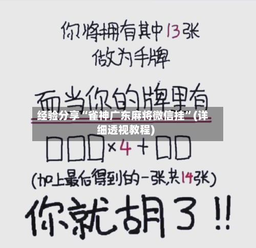 经验分享“雀神广东麻将微信挂	”(详细透视教程)-第1张图片