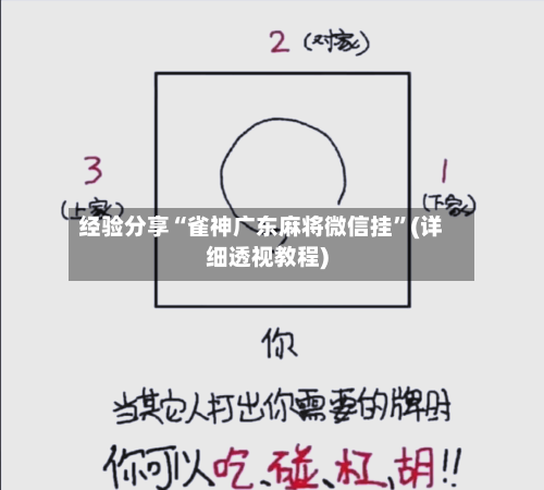经验分享“雀神广东麻将微信挂”(详细透视教程)-第3张图片