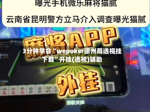 3分钟学会“wepoker德州局透视挂下载	”开挂(透视)辅助-第1张图片