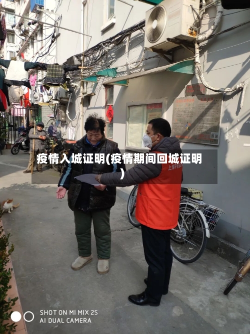 疫情入城证明(疫情期间回城证明)-第2张图片