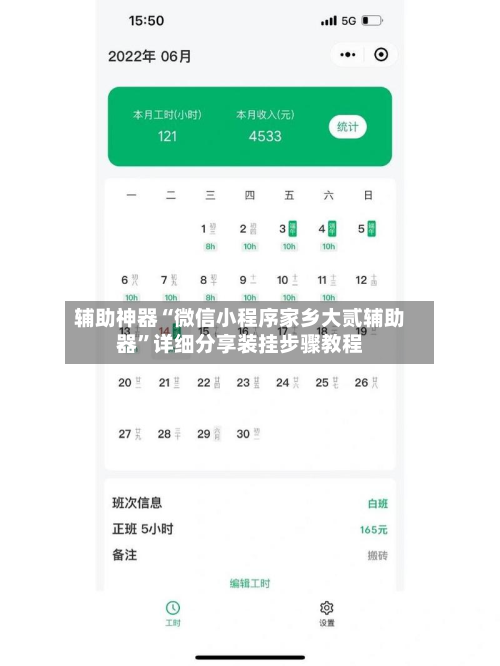 辅助神器“微信小程序家乡大贰辅助器”详细分享装挂步骤教程-第3张图片