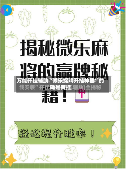 万能开挂辅助“微乐捉鸡开挂神器”的确是有挂