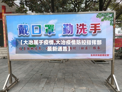 【大冶属于疫情,大冶疫情防控指挥部最新通告】-第2张图片