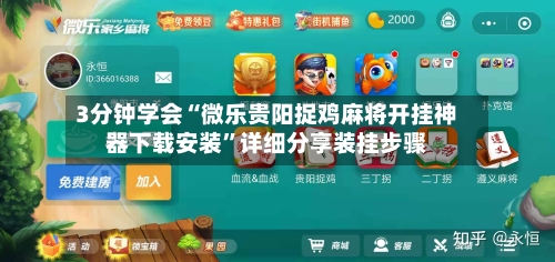 3分钟学会“微乐贵阳捉鸡麻将开挂神器下载安装	”详细分享装挂步骤-第2张图片