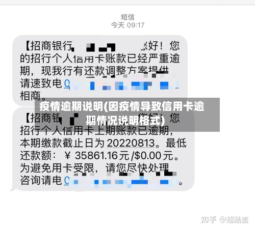 疫情逾期说明(因疫情导致信用卡逾期情况说明格式)-第3张图片