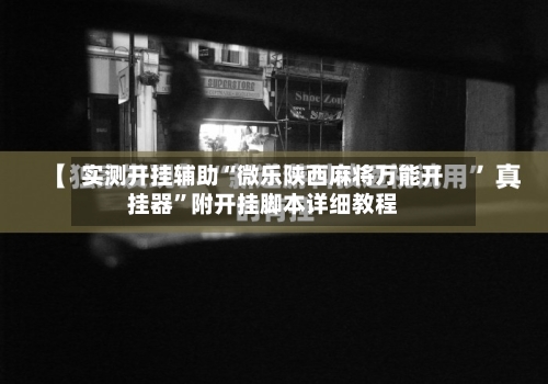 实测开挂辅助“微乐陕西麻将万能开挂器	”附开挂脚本详细教程-第3张图片