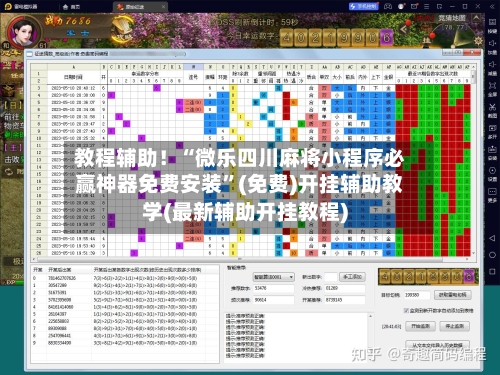 教程辅助！“微乐四川麻将小程序必赢神器免费安装”(免费)开挂辅助教学(最新辅助开挂教程)