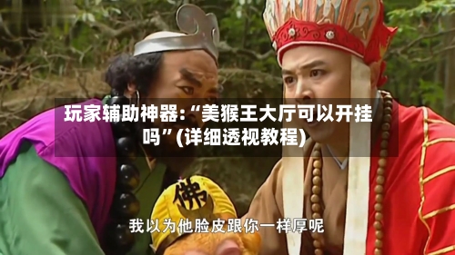 玩家辅助神器:“美猴王大厅可以开挂吗”(详细透视教程)