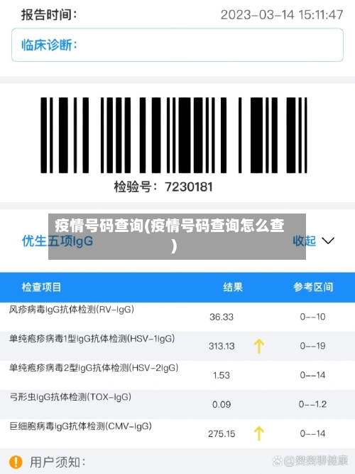 疫情号码查询(疫情号码查询怎么查)-第2张图片