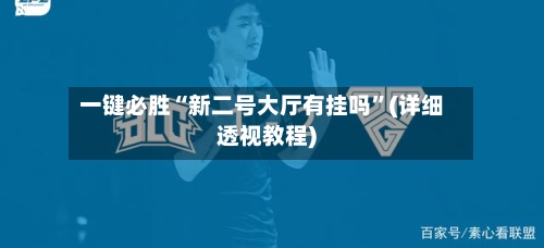 一键必胜“新二号大厅有挂吗	”(详细透视教程)-第1张图片