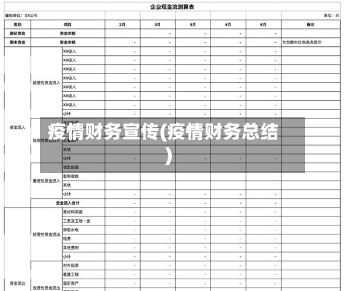 疫情财务宣传(疫情财务总结)-第3张图片
