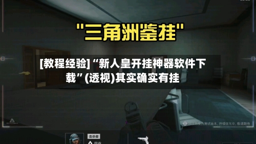 [教程经验]“新人皇开挂神器软件下载	”(透视)其实确实有挂-第1张图片