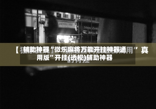 辅助神器“微乐麻将万能开挂神器通用版”开挂(透视)辅助神器-第2张图片