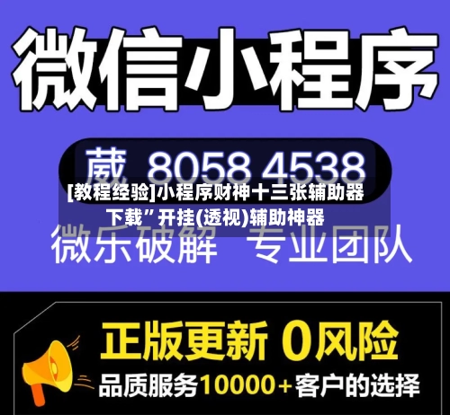 [教程经验]小程序财神十三张辅助器下载	”开挂(透视)辅助神器-第1张图片