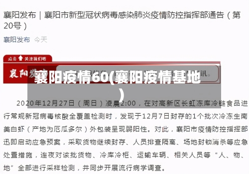 襄阳疫情60(襄阳疫情基地)-第1张图片
