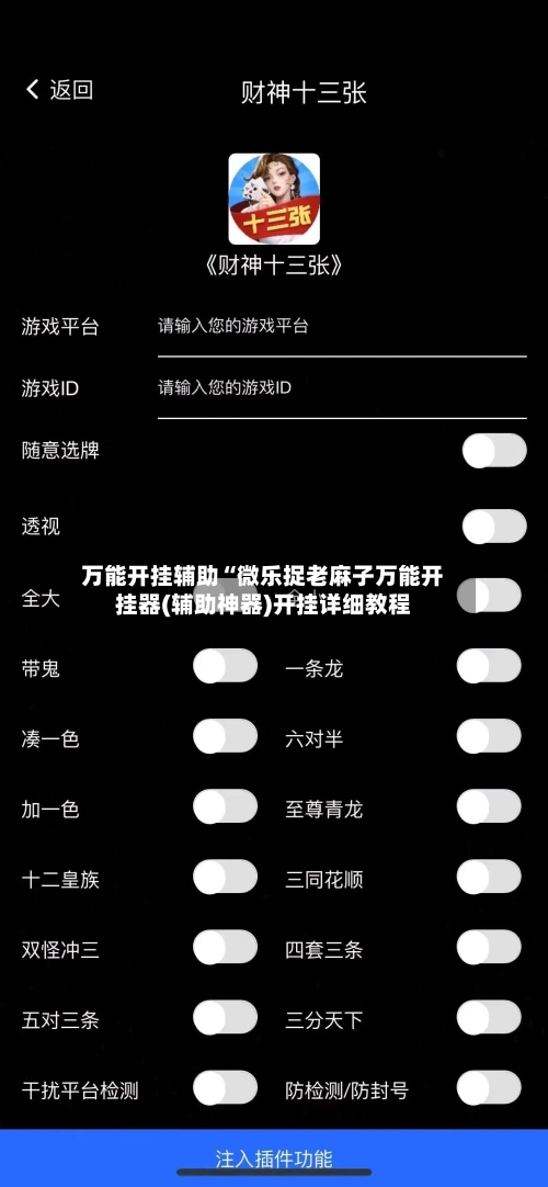 万能开挂辅助“微乐捉老麻子万能开挂器(辅助神器)开挂详细教程-第1张图片
