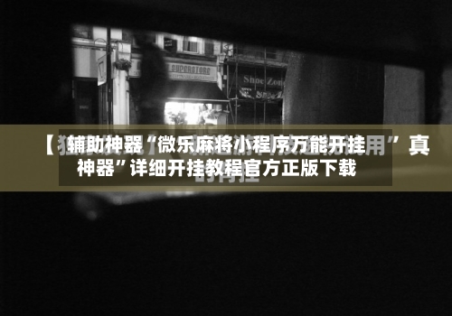 辅助神器“微乐麻将小程序万能开挂神器	”详细开挂教程官方正版下载-第3张图片