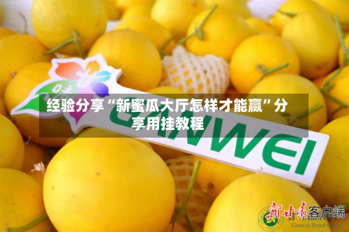经验分享“新蜜瓜大厅怎样才能赢”分享用挂教程-第1张图片