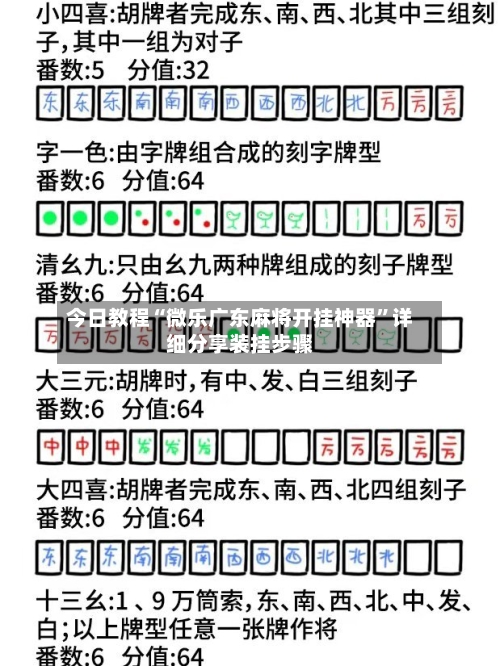 今日教程“微乐广东麻将开挂神器”详细分享装挂步骤-第2张图片