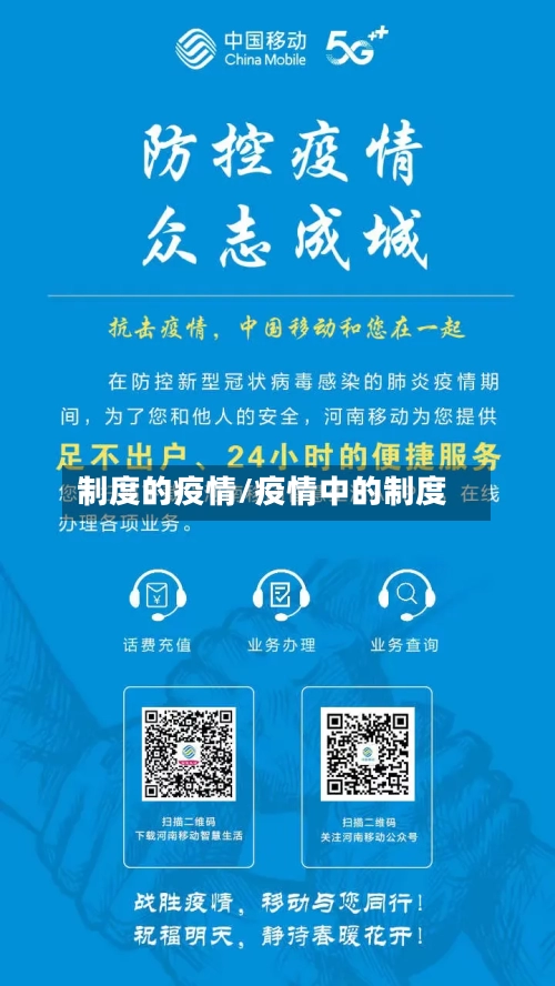 制度的疫情/疫情中的制度-第1张图片