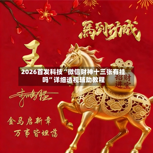 2026首发科技“微信财神十三张有挂吗”详细透视辅助教程-第2张图片