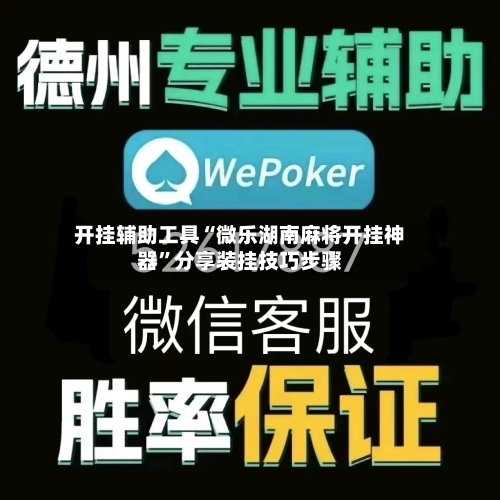 开挂辅助工具“微乐湖南麻将开挂神器	”分享装挂技巧步骤-第1张图片