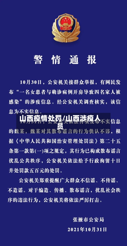 山西疫情处罚/山西涉疫人员-第3张图片