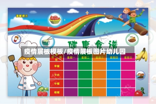 疫情展板模板/疫情展板图片幼儿园-第1张图片