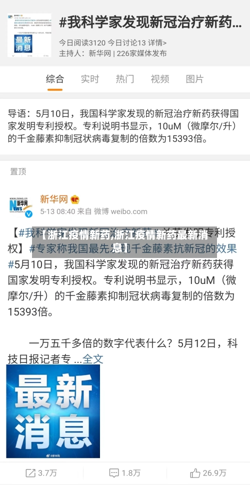 【浙江疫情新药,浙江疫情新药最新消息】-第1张图片