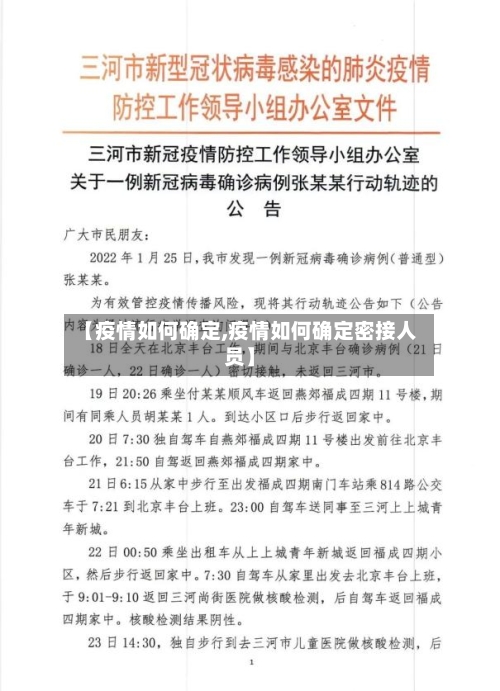 【疫情如何确定,疫情如何确定密接人员】-第1张图片