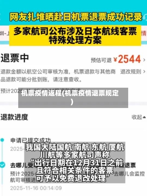 机票疫情返程(机票疫情退票规定)-第1张图片