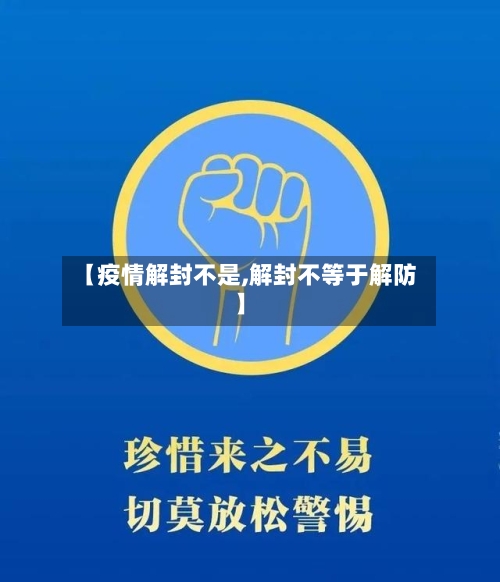 【疫情解封不是,解封不等于解防】-第1张图片