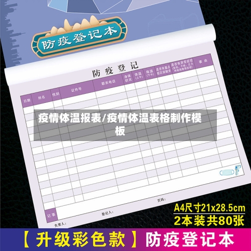 疫情体温报表/疫情体温表格制作模板-第1张图片
