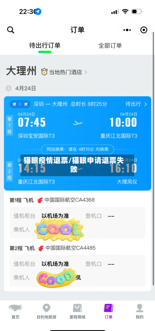 猫眼疫情退票/猫眼申请退票失败-第1张图片
