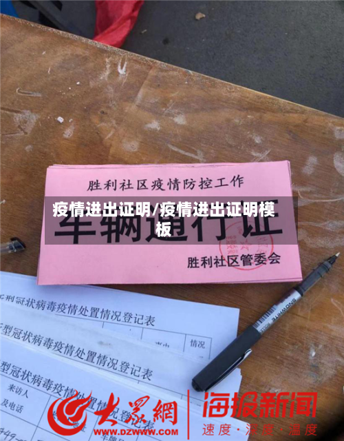 疫情进出证明/疫情进出证明模板-第2张图片