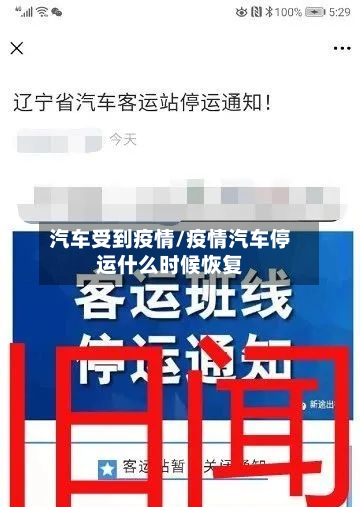 汽车受到疫情/疫情汽车停运什么时候恢复-第3张图片