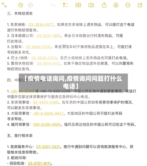 【疫情电话询问,疫情询问问题打什么电话】-第2张图片