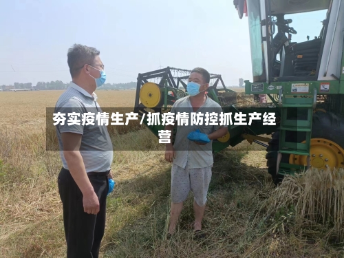 夯实疫情生产/抓疫情防控抓生产经营-第2张图片