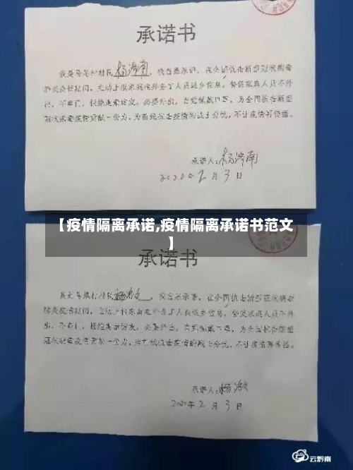 【疫情隔离承诺,疫情隔离承诺书范文】-第2张图片
